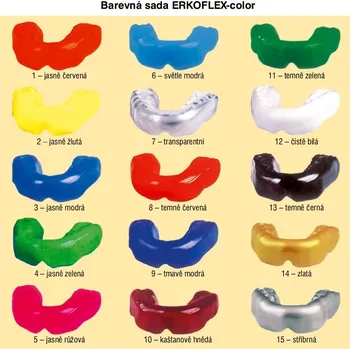 Sada nářadí Erkodent Erkoflex color sada 15ks tloušťka 2mm průměr 125mm