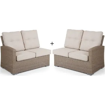 Zahradní sestava Brafab Záhradná rohová súprava ASHFIELD - ukončovací modul ľavý+pravý