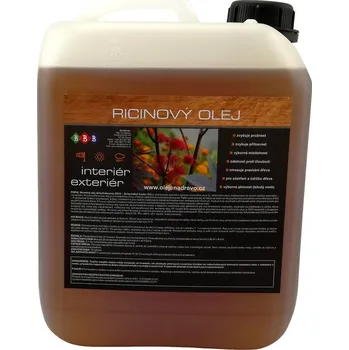 Olej na dřevo Ricinový olej dehydratovaný 10 L