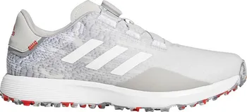 Golfová obuv adidas S2G Spikeless Boa Wide bílé/šedé 44