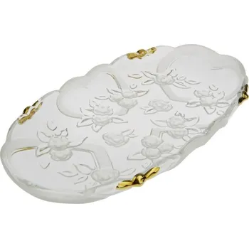 Servírovací tác Walther Glass 35 cm (Skleněný podnos na stůl)