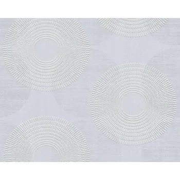 Tapeta Vliesová grafická tapeta šedá, kruhy 378322 / Tapety na zeď 37832-2 Attractive (0,53 x 10,05 m) A.S.Création