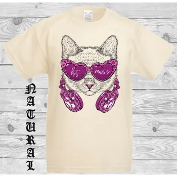 detske-levne-bavlnene-tricko-potisk-kocka-sluchatka Barva: Natural - přírodní, velikost: 116