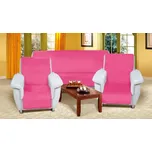 Bellatex Souprava Korall micro 3+1+1 Růžová - 1x150x200+2x65x150cm