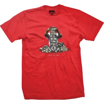 dgk Pánské triko pound for pound tee red
