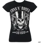 Tričko metal dámské Guns N' Roses - Skull & Pistols - ROCK OFF - GNRTS37LB - XXL