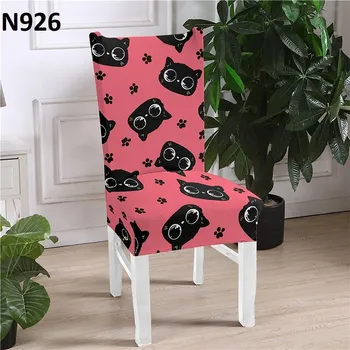 Potah na židli Elastické potahy na židle - kočky Motiv: N926