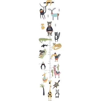 Tapeta Marburg Dětský nástěnný metr SVĚT ZVÍŘAT z vinylu Zvolte rozměr: 53 cm x 270 cm