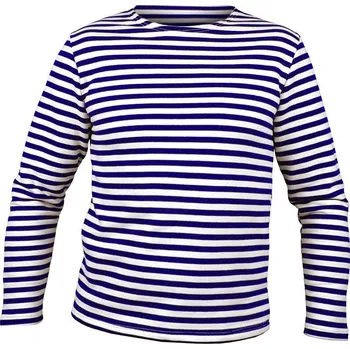Pánské tričko Tričko námořnické tmavě modré - dlouhý rukáv - S