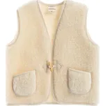 Dětská vlněná vesta přírodní L