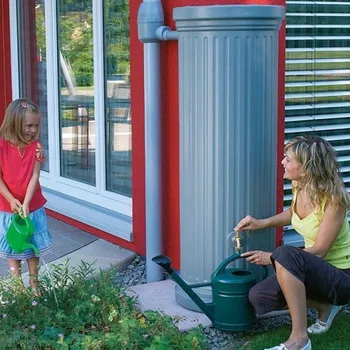 nádrž Nádrž na dešťovou vodu GARONNE 330-500 l, sloupová, šedá - 330 l