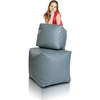 Sedací pytel Sedací vak taburetka malá šedá TiaHome