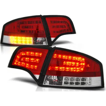 Zadní světlomet Tuning Tec Zadní světla AUDI A4 B7 11.2004-03.2008 SEDAN červeno-bílé LED