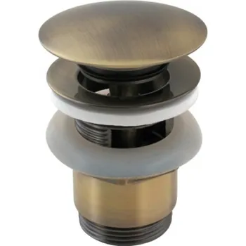 Sifon Umyvadlová výpusť klik-klak 5/4" - BRONZ