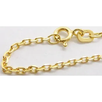 Řetízek Klenoty Budín Pevný dámský přívěskový zlatý řetízek ANKER 585/3,56gr 45cm HK6032 (Klenoty Budín Pevný dámský přívěskový zlatý řetízek ANKER 585/3,56gr 45cm HK6032)