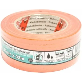 Lepicí páska Mako tkaná zakrývací lepicí páska, lepí 7 dní, 50 mm × 33 m