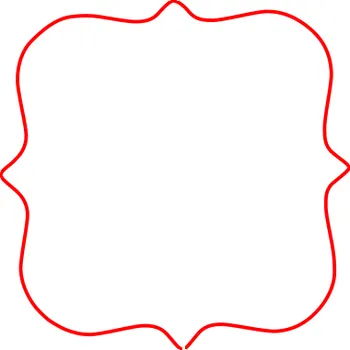 Vykrajovátko Naše Vykrajovátko Rámeček 6 Velikost: 3 cm Vykrajovátko