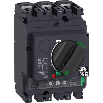 Jistič SCHNEIDER ELECTRIC SCHNEIDER Spouštěč GV5P150F motorů 70-150A 36kA GV5P150F
