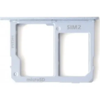 Náhradní díl pro mobilní telefon Samsung A600F,A605F SIM2+SD držák lavender