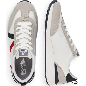 Pánské tenisky RIEKER - REVOLUTION Pánská sportovní obuv 07603-60 Rieker-R bílá, šedá Barva: weiss kombi, Velikost: 47
