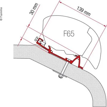Fiamma Adaptér F65 a F80 370cm