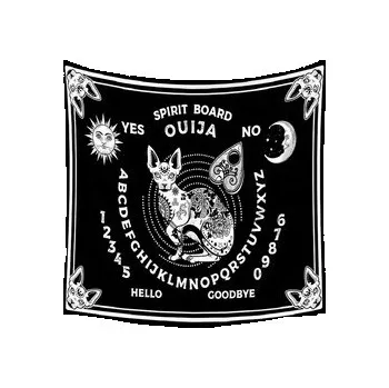 Šátek Šátek velký Ouija Spirit Board - Mystic Cat