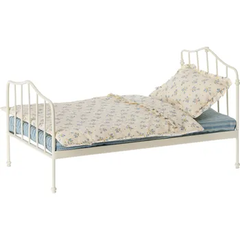 Dětská postýlka Maileg Vintage postýlka Mini modrá Maileg Miniature Bed Mini, Blue