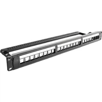 Patch panel CAYMON BSK124 - 1U panel 24x Keystone