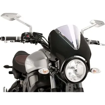 Plexi štít PUIG RETROVISION 9560W matná černá průhledný