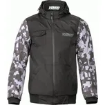 Bunda YOKO SKLODDI černá / maskáč / šedá XXL