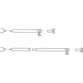 Příslušenství ke stanu Tyč TF 170 - 250cm / průměr 22mm / ocel