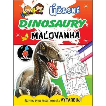 omalovánky Úžasné dinosaury Úžasní dinosauři, maľovanka / omalovánka