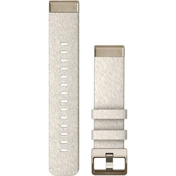 Řemínek na hodinky Garmin řemínek QuickFit 20 Cream Heathered Nylon / Cream Gold 010-13102-07 Šířka řemínku: 20