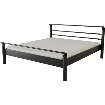 Postel Kovová postel ROMA Povrchová úprava: černá, Rozměr: 200 x 200 cm