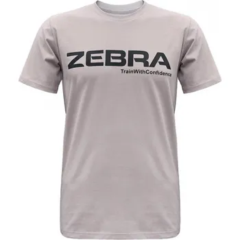 ZEBRA TRIKO XS-4XL - ŠEDÉ Velikost: L