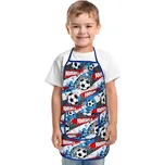 Bellatex Dětská zástěrka fotbal - 47x60 cm