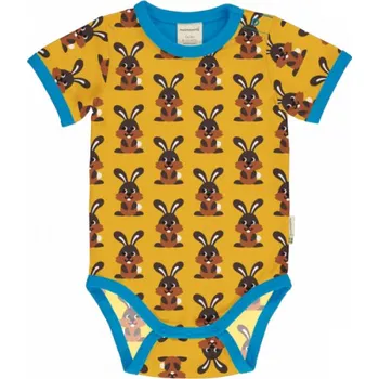 Kojenecký body Dětské body s krátkým rukávem Zajíci Maxomorra Velikost: 74/80