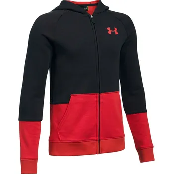 Pánská mikina Mikina Under Armour Select Černo/červená YXS - XS