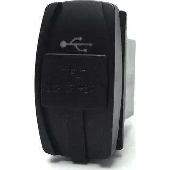 Elektrická zásuvka XATX Rocker duální USB zásuvka