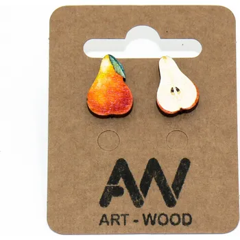 Náušnice art-wood.cz Náušnice - hruška