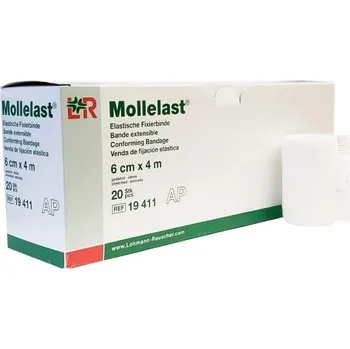 Elastické obinadlo – Mollelast 6 cm x 4 m, 20 ks