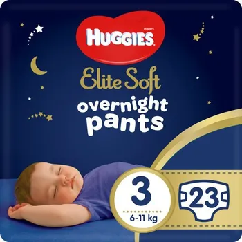 Plenkové kalhoty Huggies Elite Soft Pants overnight pants 3 23 ks