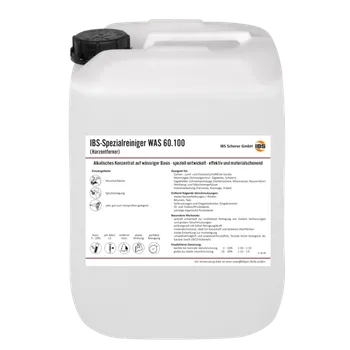 Odmašťovací přípravek na motor IBS IBS-Speciální čistič WAS 60.100 (odstraňovač pryskyřice) 20 litrů kanystr