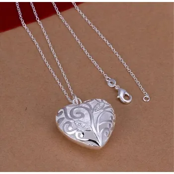 Souprava šperků Řetízek s přívěskem duté srdce 3,5x3,2 cm (Řetízek s přívěskem)