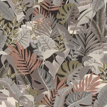 Tapeta Vliesová tapeta 687842 barevná botanická zahrada / Tapety na zeď Tropical House (0,53 x 10,05 m) Rasch
