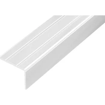 rohová lišta NOVÁK Schodová lišta 20x25 komaxit bílá samolepící, 2,7m AAHAE B250020-SK/RAL9003M