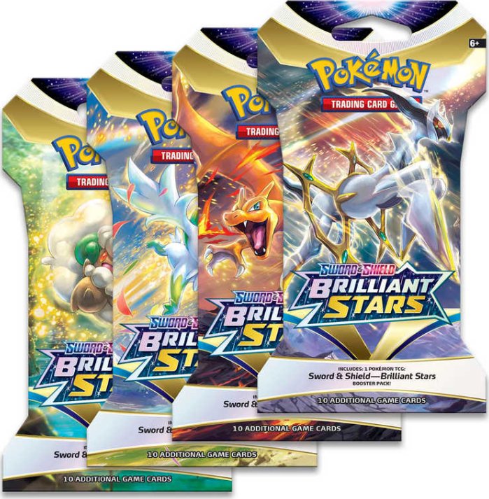 Nintendo Pokémon TCG SWSH09 Brilliant Stars 1 Blister Booster