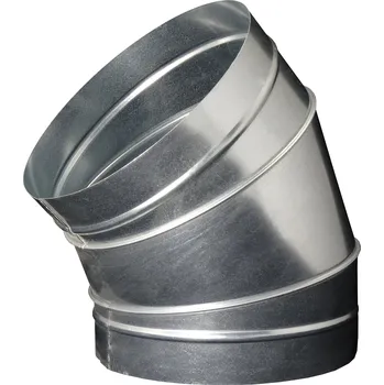 Ventilace Dalap Kovové koleno pro kruhové potrubí 45 st./200 mm