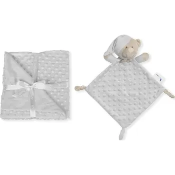Dětská deka Interbaby Měkká kulička a přítulka 80 x 110 cm šedá