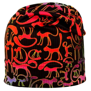 Kojenecké oblečení RDX Dívčí funkční dlouhá čepice Barevné kočky Elano Vel. 4